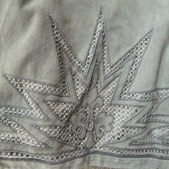 Ralph Lauren Collection Purple Label Suede Jacket Lace Detail Rare - Picture 7 of 15